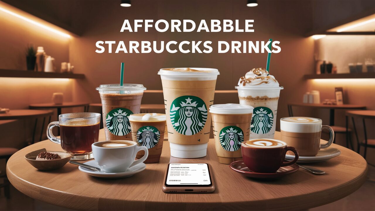 affordabble Starbuccks drinks